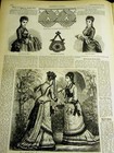 Harper s Bazar Sept 23  1876 Victorian Bridal Gown Visiting And House Dresses