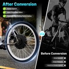 26  Electric Bicycle Conversion Kit Rear Wheel Lcd E-bike Hub Motor 48v 1000w