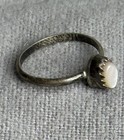 Navajo Sterling Silver Opal Baby Toddler Small Child Pinky Ring Sz 2 5