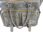 6 Pack Fitness Renee Women   s Tote Bag  Grey  Large Insulated Gym Meal Read