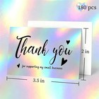 Ckoytals 180 Pcs Thank You Cards Small Business  5 2x3 5 Inch  Colorful