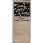 Drag-n-inn Kansas City Mo Advertising Matchbook Cover Mm9-4