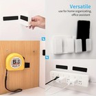 30pcs Self Adhesive Hook Loop Strips Black Heavy Duty Sticky Back Tape Fastener