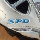 Shimano Cycling Shoes Women   s 42   9 5 White Blue Wm60 Spd Bolt Leather Shoe