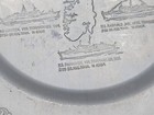 Nautical Swedish Viking Ship Commemorative Plate Finmarken Nordlys Harald Jarl
