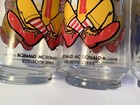 Vintage Mcdonalds Glasses Lot 2 Ronald Mcdonald 1 Big Mac