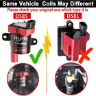 Spark Plug Wire   Ignition Coil Set For Chevy Silverado Gmc 4 8l 5 3l 6 0l Uf262