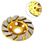     2pcs 4 Inch Diamond Segment Grinding Wheel Disc Grinder Cup Concrete Stone Cut