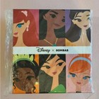 Disney Princess Bombas Socks 6 Pairs Women Medium Us 8-10 5 Calf Crew Moana New