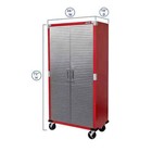 Seville Classics Ultrahd Storage Cabinet  36  W X 18  D X 72  H