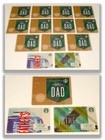 Starbucks - No 1 Dad - Father s Day Die Cut Gift Cards 2017  No Value  set Of 13