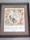 Extremely Rare Signed Cd Cover Art Poster Diamond Rio   Stuff    Arista  Records