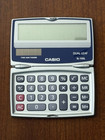 Vintage Casio Pocket Calculator Dual Power