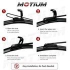 Windshield Wiper Blades 22  19   All-season  Set Of 2 - Oem Quality  Easy