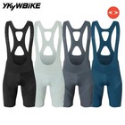 Ykywbike Men Cycling Bib Short 7 Hours Riding Road Bike Seamless Shorts Summer