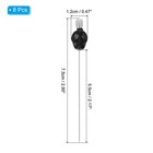 3  Skull Sewing Pins  8pcs Steel  Straight Pins  Black