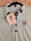 Ladies Brinley Polo Shirt Light Blue Large