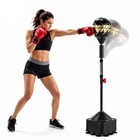 Punching Bag For Adults With Stand  Speed Boxing Reflex Bag