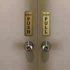 Signs Bylita Vertical Push And Pull Door Signs  medical Vectors  Door Sign