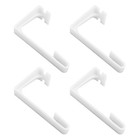 4 Pack White Rv Curtains Holder For Camper Windows Side Curtain Hold Rv