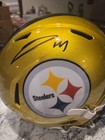 George Pitkins Full Size Pittsburgh Steelers Gold Football Helmet Jsa Authentic