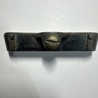 Antique Brass Face Cast Iron 3  Bubble Line Pocket Level Carpenters Vintage 1900