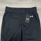 Under Armour Softball Pants Womens Medium Ua Utility Loose Fit Poly Athletic Pan