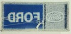 Vintage Ford Motor Company Rectangle Uniform Patch Embroidered New