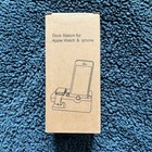 Bamboo Wood Charging Dock Station Charger Holder  For Iwatch Apple Watch Iphone