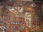 Euc Antique Serapi Heriz Region Area Rug  8  X 11  Hand Knotted Vegetable Dyes