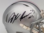 Sale  Jaxon Smith-njigba Auto Ohio State Buckeyes Silver Speed Mini Helmet Bas