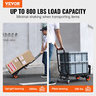 Aluminum Hand Truck 2 In 1 Folding Dolly Cart 300 Lbs Capacity Heavy Duty