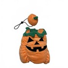 Pet Pumpkin Xsmall Orange Halloween Plush Costume Hat Accessory