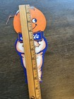 Nos Vintage Smile Drink Fan Pull Sign Antique Store Display Cola Soda 