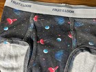 Vtg Fruit Of The Loom Boys Moon Design Briefs Sz L Or Mens Sm Galaxy Stars Rare