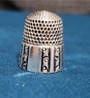 Antique Simons Bros Co Thimble Fluted Octagon Pat May 28 89  size 8 
