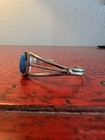 Vintage Navajo Sterling Silver With Turquoise Stone Bracelet