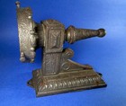 Vtg  Antique Cast Iron Wall Porch Sconce Ornate Victorian Architectural Salvage