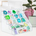 Sticker Display Stand For Vendors 5 Tier Acrylic Sticker Holder 20 Pockets For 4