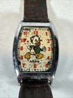 Vintage 1940   s Rare Donald Duck  louie  Watch Ingersoll us Time For Parts