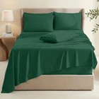 Bed Sheets  Luxury Soft 6 Piece Bed Sheet Set Extra Deep Pocket Fitted Sheets Fi