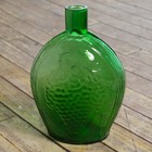 Clevenger Brothers Nj Green Glass Eagle Grapes Quart Size Bottle Flask