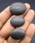 Collection Of 3 Pics Rare Unique Haded Or Granite Stone Different Quran Aya Seal