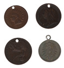 Small Collection Of X4 World Coins Holed modified Bulk Lot