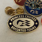 Princess Cruise Lines Lapel Pin Lot Captains Circle Rare Vtg Pins Logo Advertisi
