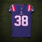 2020 Dee Virgin Game Team Used Worn New England Patriots Jersey - West Alabama
