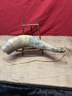 Early 19th Century Dated 1847 Flat Top Powder Horn Scrimshawed