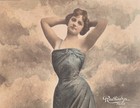 Art Nouveau Vintage Fantasy Postcard 1912  Gilda Darthy Paris Stage Actress