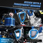Transparent Window Recovery Tank Reservoir Bottle For Yamaha Raptor 700 700r Se