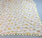 Vintage Crib Baby Blanket Quilt Farm Animals Ties Nursery Handstitch 80s Read
